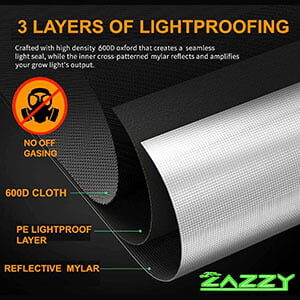 Zazzy 4 x 4 Grow Tent